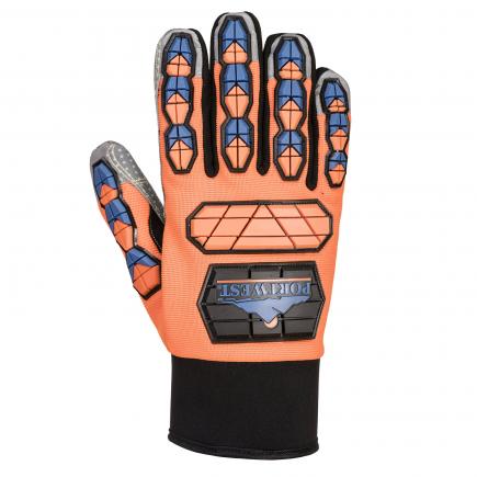 Portwest A726 - Aqua-Seal Glove - Orange/Blue - XL