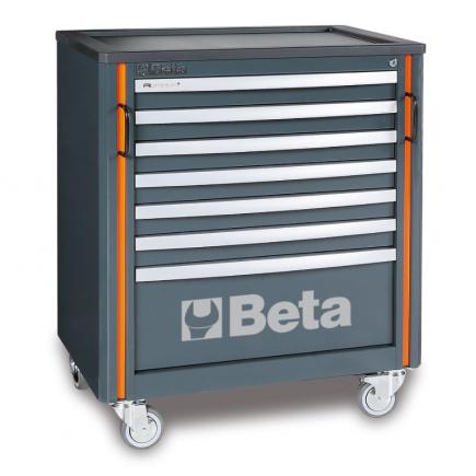 BETA Mobile roller cab with seven drawers for workshop equipment combination - 1