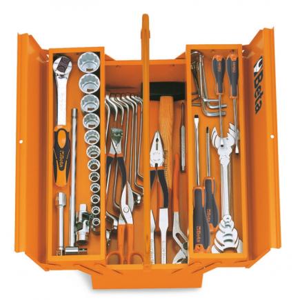 BETA 021190001 - C19 Sheet-metal three-section cantilever tool box