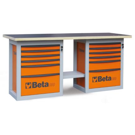 BETA "Endurance" workbench with 2 cabs with 6 drawers - 1
