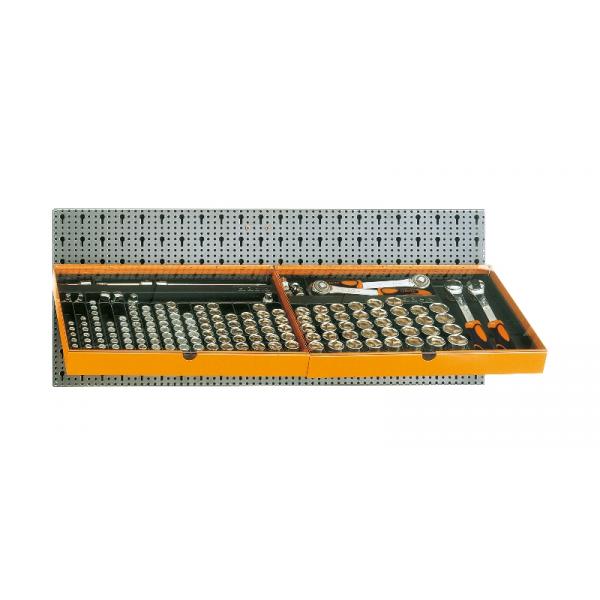 BETA Assortment of 133 tools with hooks without panel - 1