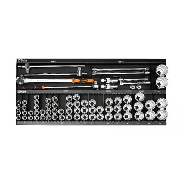 BETA Assortment of 92 tools with hooks without panel - 1