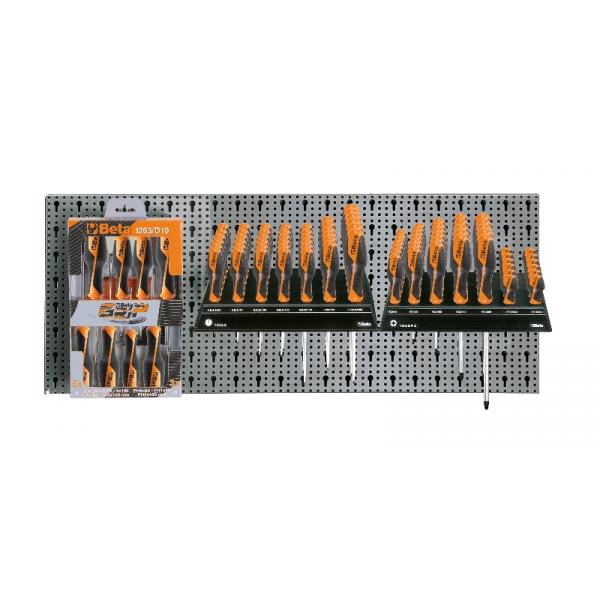 BETA Assortment of 110 tools with hooks without panel - 1