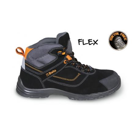 BETA Action nubuck ankle shoe, water-repellent, with anti-abrasion insert in toe cap area and quick opening system, S3 RS SRC - 1