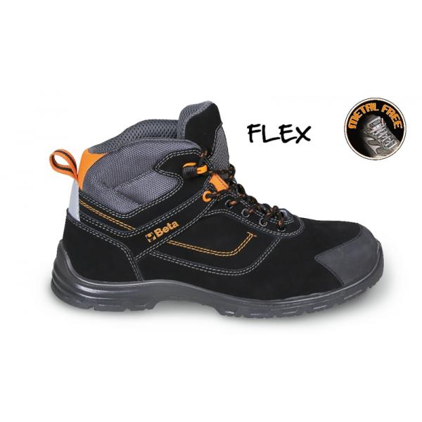 BETA Action nubuck ankle shoe, water-repellent, with anti-abrasion insert in toe cap area and quick opening system, S3 RS SRC - 1