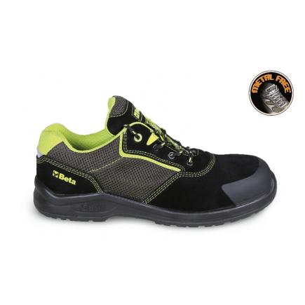 BETA Suede shoe with highly breathable mesh inserts and anti-abrasion reinforcement in toe cap area, S1P SRC - 1