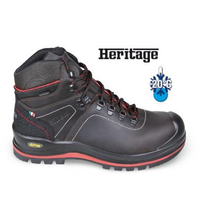 BETA High shoes in water-repellent oiled full-grain leather with VIBRAM® rubber tread, S3 HRO HI CI WR SRC - 1