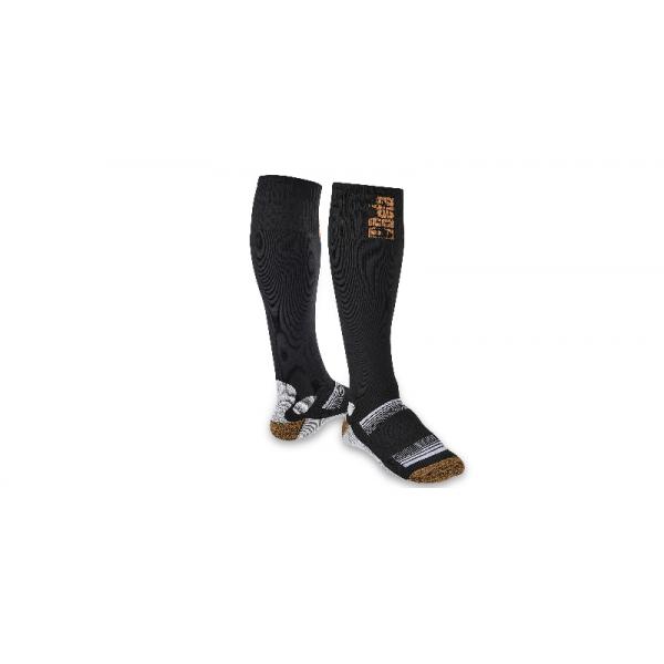 BETA Knee-length socks made from elastic compression terry - 1