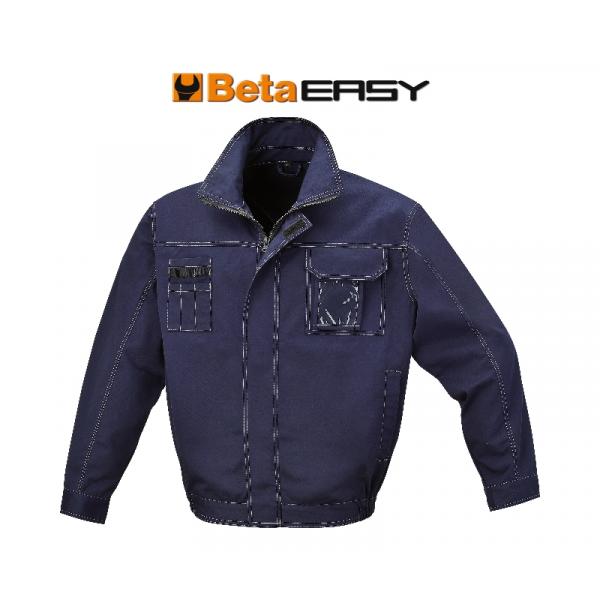 BETA Work jacket, T/C twill, blue - 1