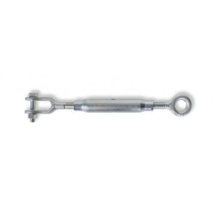 BETA Eye and jaw turnbuckles, pipe bodies DIN 1478, galvanised (multi-pack) - 1