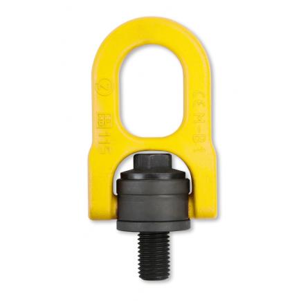 BETA Adjustable lifting eyebolts, double swivel ring, high-tensile alloy steel - 1