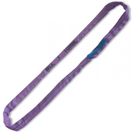 BETA Lifting round slings, purple 1t high-tenacity polyester (PES) belt - 1