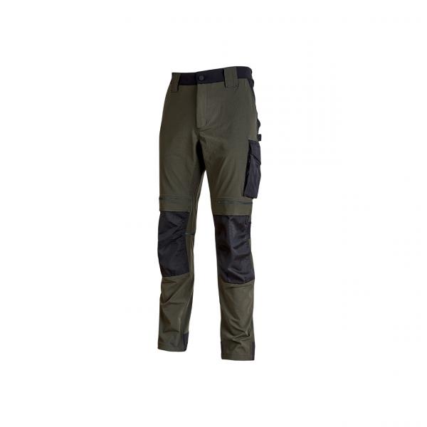 atomic work trousers | Slim Stretch Work Trouser with Holster Pockets,  Internal Knee Pad Pockets and Water Resistant Finish