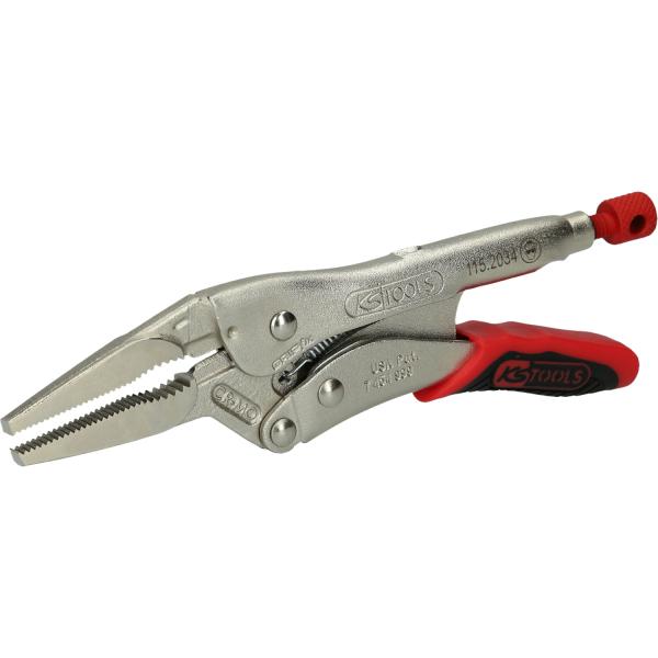 KS TOOLS Long-nose locking pliers with quick-release lever - 1