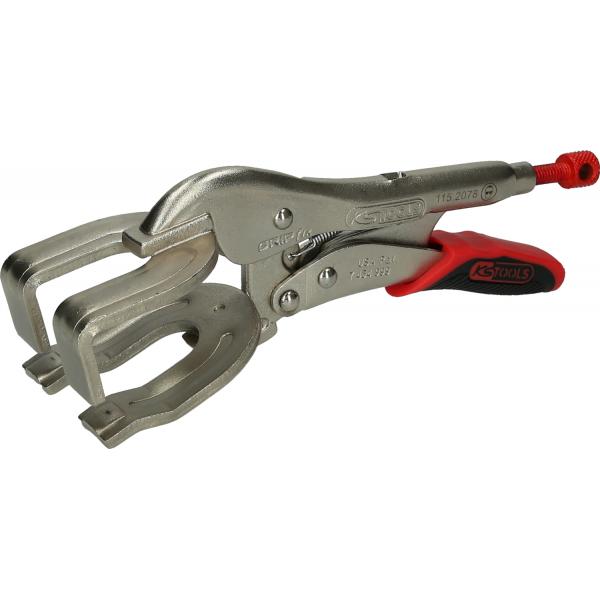 KS TOOLS Welding gripping pliers with quick-release lever - 1