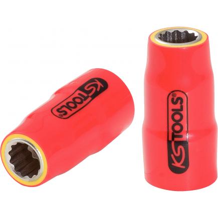 KS TOOLS 3/8" socket with protective insulation - 1