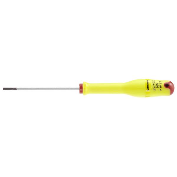 FACOM ANF - PROTWIST® screwdrivers for slotted head screws - milled blades - FLUO - 1