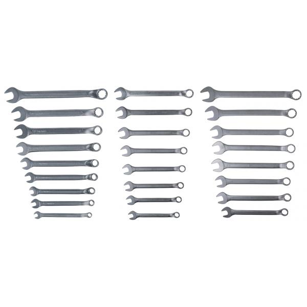 Double Ended Ring Spanner Set 12pcs (6x7-30x32mm) - Combination Spanner Sets  -