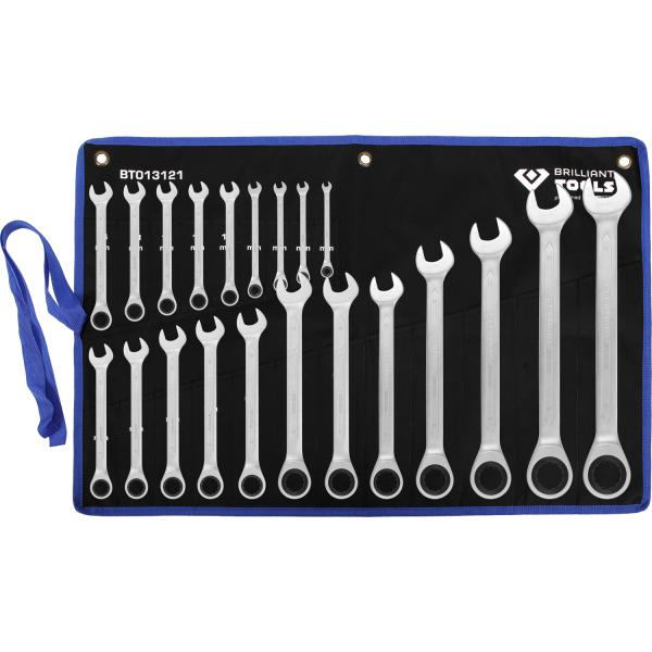 12Pc Professional Offset Ring Spanner Set 6-32mm With Heavy Duty Case