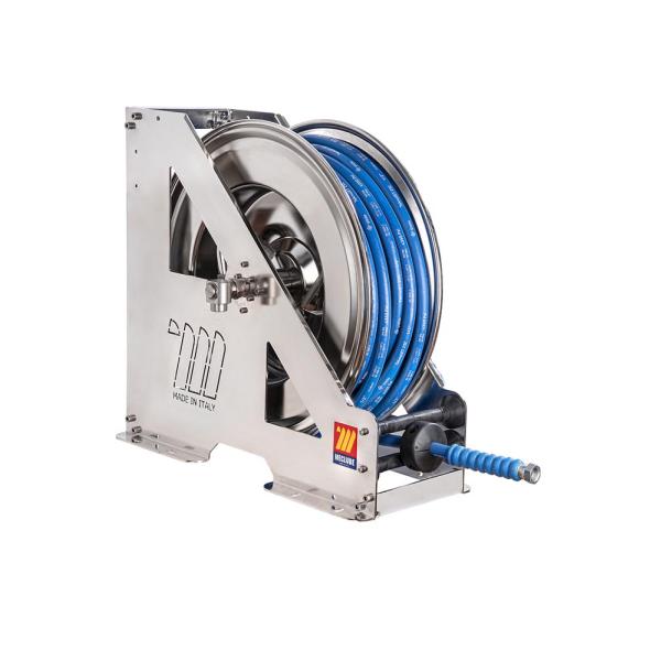 MECLUBE 073-2504-330 - MW-2023-MECL-073-2504-330 Automatic hose reel in  aisi 304 stainless steel heavy-duty hdx-555 series for water 150°c ø3/8  30m