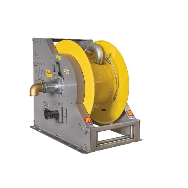 MECLUBE 076-7162-900 - Industrial hose reel in painted steel fi-701  hydraulic motorized series for air-water and diesel 2 (without hose)