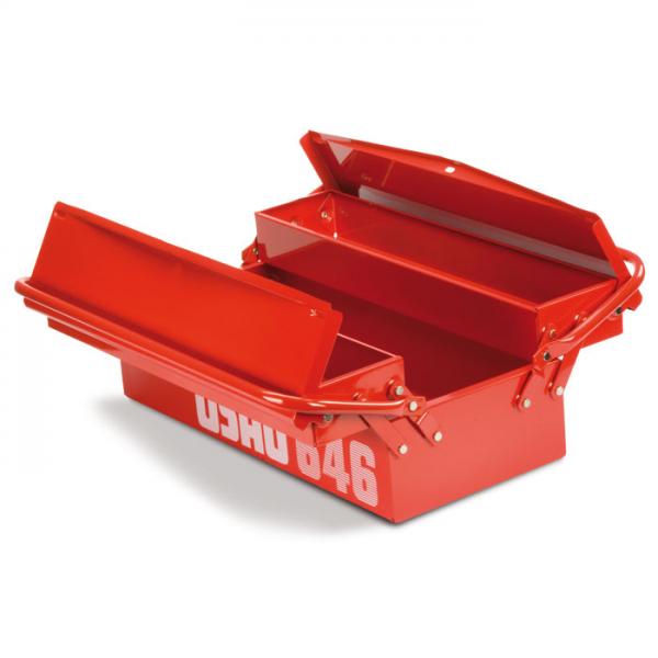 Long cantilever tool boxes, three compartments (empty)