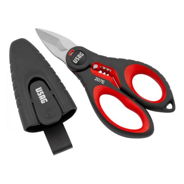 USAG U02070006 - 207 E - Professional scissors for electricians