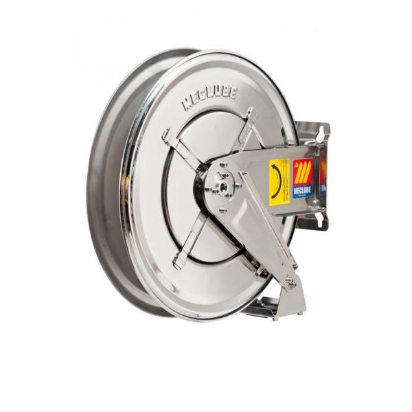 Meclube 070 2305 300 Stainless Steel Hose Reel Aisi 304 Fixed For Water 150 C 0 400 Bar Mod Fx 460 Without Hose Inlet Outlet M3 8 G M3 8 G Mister Worker