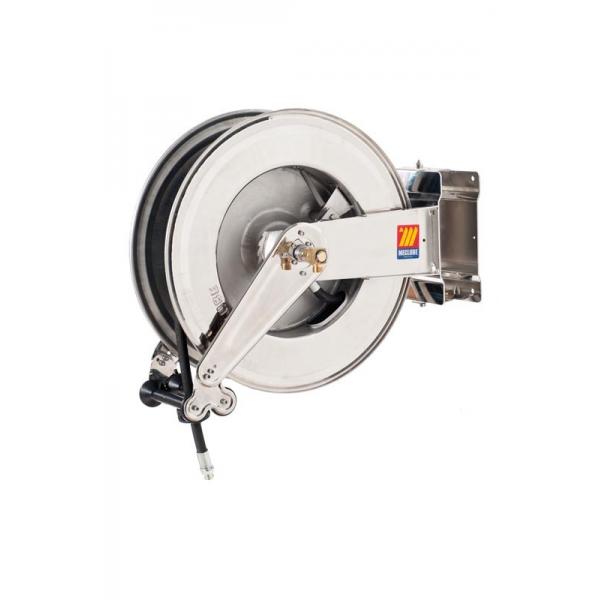 MECLUBE 071-2502-430 Stainless steel hose reel AISI 304 swivelling FOR AIR  WATER 20 bar Mod. SX 555 WITH HOSE 30m