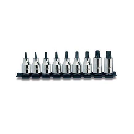 USAG Set of 9 1/2"socket bits for TORX® screws - 1