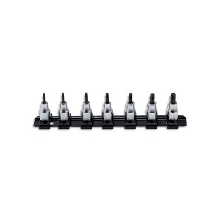 USAG Set of 7 3/8" socket bits for TORX® screws - 1