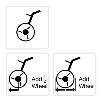 METRICA 60459 - 60459-SKU DIGITAL ROAD MEASURING WHEEL