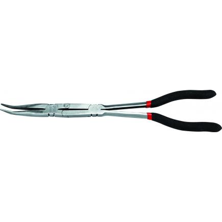 USAG Double-joint pliers with half-round jaws bent at 45° - 1