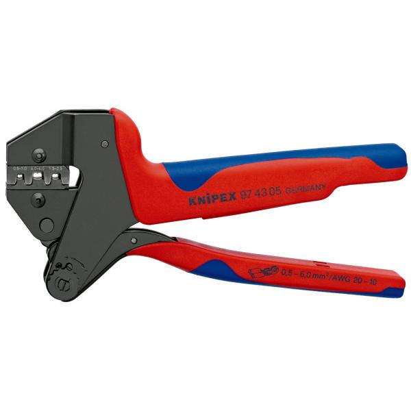 KNIPEX 97 43 05 - 4704 Crimp System Pliers for exchangeable