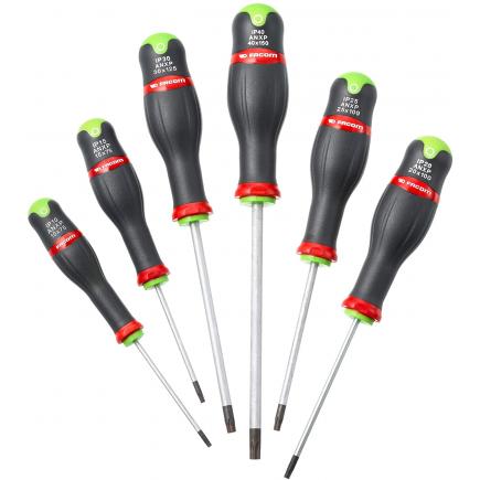 FACOM Set of 6 long shank Torx® screwdriver - 1