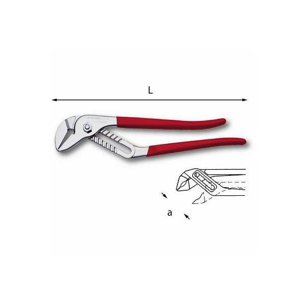 USAG Lay-on slip-joint adjustable pliers with channels - 1