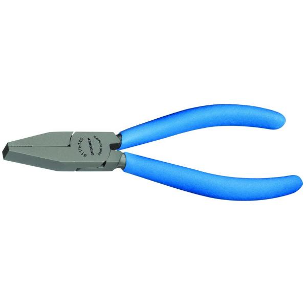 FLAT NOSE PLIERS W/SERRATED JAW 140 MM (5 1/4)
