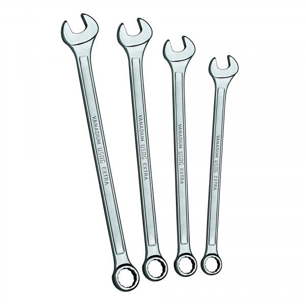 USAG U02850340 - 285 L/SE4 - Long combination wrenches (4 pcs.)