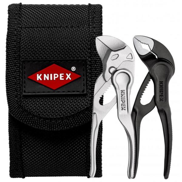 KNIPEX 00 20 72 V04 XS Mini set with XS pliers in tool pocket for belt ...