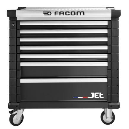 FACOM JET.7NM4A - Roller cabinet JET with 7 drawers and 4 modules for  drawer (empty)