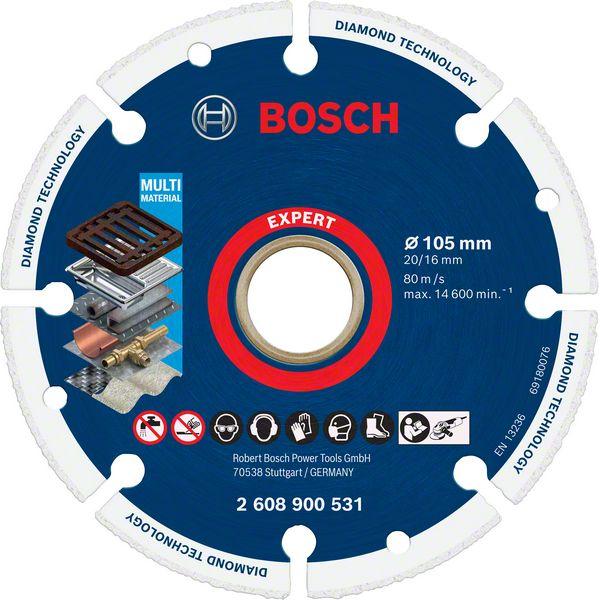 BOSCH Expert diamond metal wheel cutting disc 105x20/16mm - 1