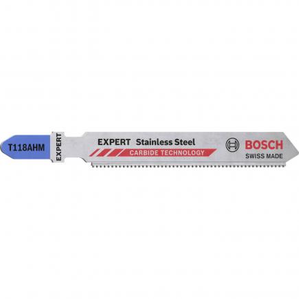 BOSCH Expert "Stainless Steel" T 118 AHM jigsaw blade (3-pcs.) - 1