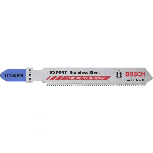 BOSCH Expert "Stainless Steel" T 118 AHM jigsaw blade (3-pcs.) - 1
