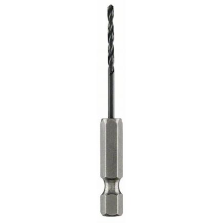BOSCH Metal twist drill bit HSS-R, DIN 338 with 1/4" hex shank - 1