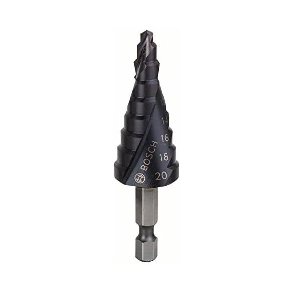 BOSCH HSS-AlTiN step drill bits 4-20mm, 70,5mm - 1
