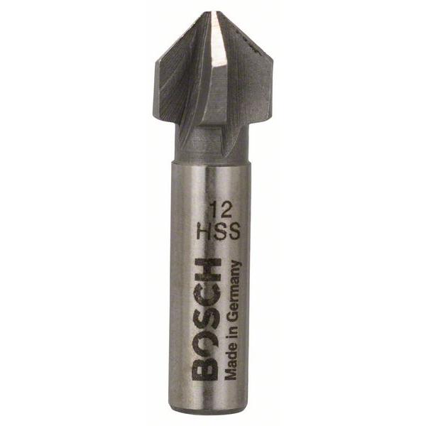 BOSCH HSS conical countersink for soft materials with cylindrical shank - 1