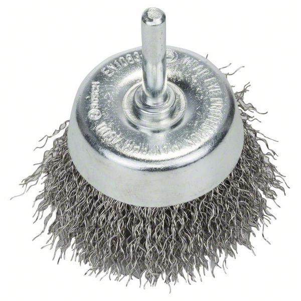 BOSCH Cup brush with crimped wire 60x0.3mm stainless - 1