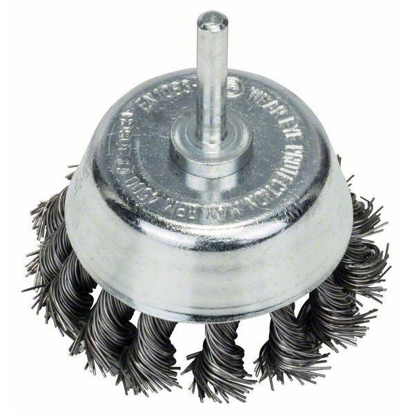 BOSCH Cup brush with knotted wire 65x0.5mm - 1