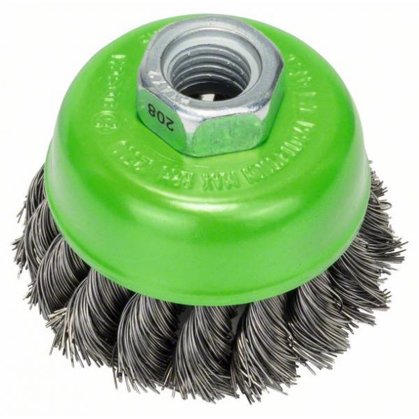 BOSCH Cup brush with knotted wire, stainless steel - 1