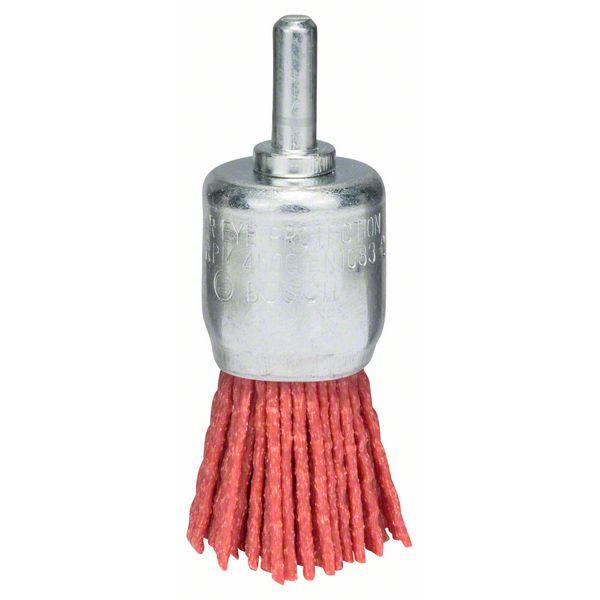 BOSCH Brush for drills with nylon thread with aluminum oxide abrasive, ø25mm - 1